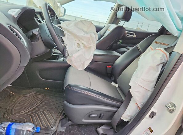 5N1DR2MNXKC650069 2019 NISSAN PATHFINDER White Widok wnętrza z przodu