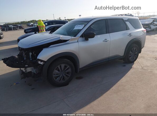 5N1DR3AA3SC283216 2025 NISSAN PATHFINDER Silver წინა მარცხენა ხედი სამი მეოთხედიდან
