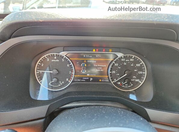 5N1DR3AA6SC256530 2025 NISSAN PATHFINDER Gray Instrument cluster view