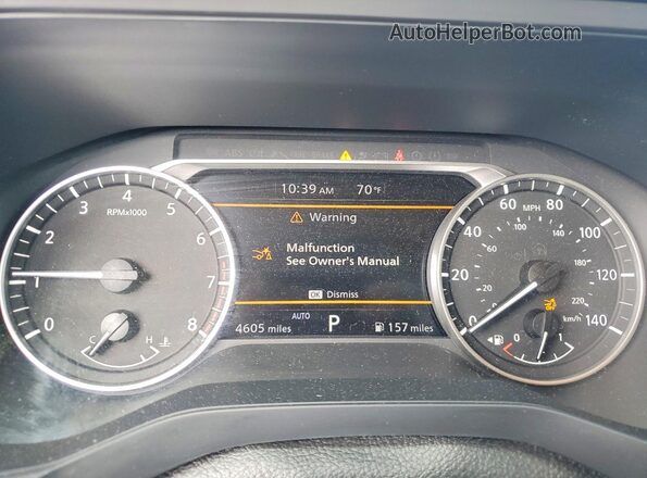 5N1DR3AE9TC215314 2026 NISSAN PATHFINDER Gray Вид щитка приладів