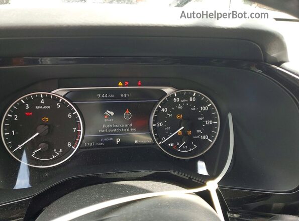 5N1DR3BA0SC313089 2025 NISSAN PATHFINDER Black Instrument cluster view