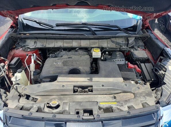 5N1DR3BA1NC212633 2022 NISSAN PATHFINDER Red Vista del compartimento del motor