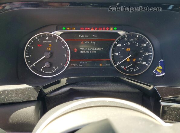 5N1DR3BA1SC299042 2025 NISSAN PATHFINDER Black Вид щитка приладів