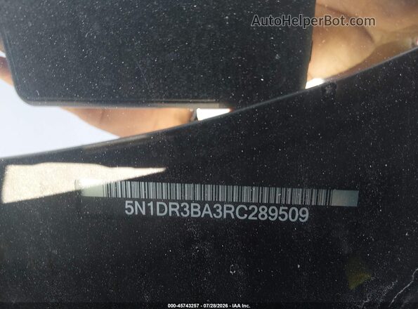 5N1DR3BA3RC289509 2024 NISSAN PATHFINDER Gray ძრავის განყოფილების ხედი