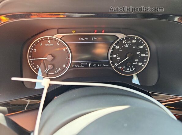 5N1DR3BA3SC285823 2025 NISSAN PATHFINDER Blue Սարքավորումների վահանակի տեսք