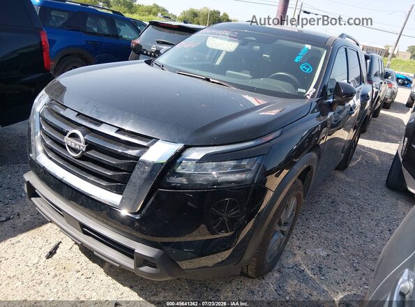 5N1DR3BA6SC209724 2025 NISSAN PATHFINDER Black Առջևի ձախ երեք քառորդ տեսարան