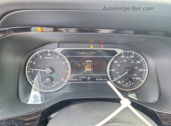 5N1DR3BA6SC228029 2025 NISSAN PATHFINDER Black Widok zestawu wskaźników