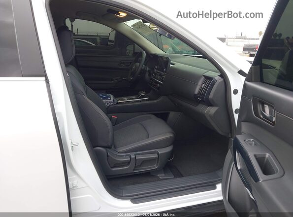 5N1DR3BA6SC246790 2025 NISSAN PATHFINDER White Вид салону спереду