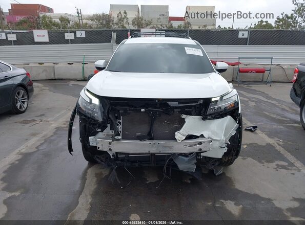 5N1DR3BA6SC246790 2025 NISSAN PATHFINDER White Вид щитка приладів