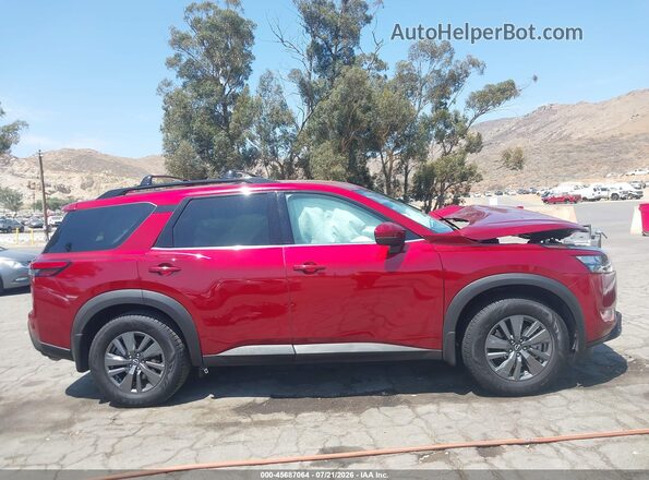 5N1DR3BA7RC253063 2024 NISSAN PATHFINDER Red Սալոնի հետևի տեսք