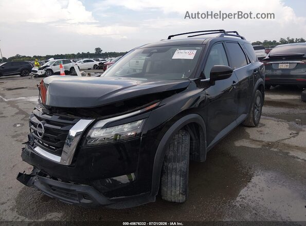 5N1DR3BA8RC308801 2024 NISSAN PATHFINDER Black წინა მარცხენა ხედი სამი მეოთხედიდან