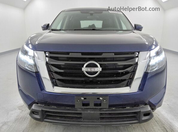 5N1DR3BC0SC205900 2025 NISSAN PATHFINDER Blue Вид спереду