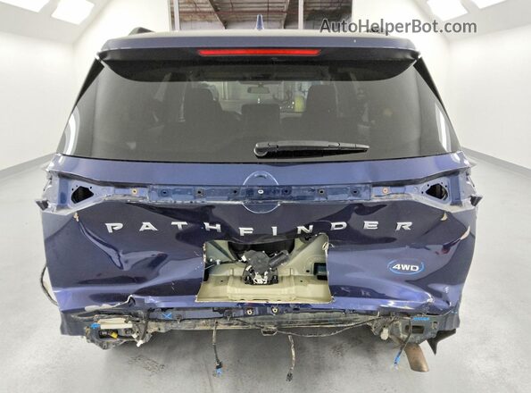 5N1DR3BC0SC205900 2025 NISSAN PATHFINDER Blue Вид ззаду