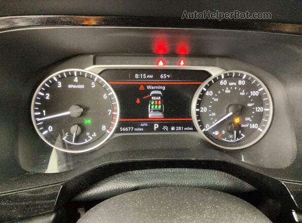 5N1DR3BC0SC205900 2025 NISSAN PATHFINDER Blue Вид щитка приладів