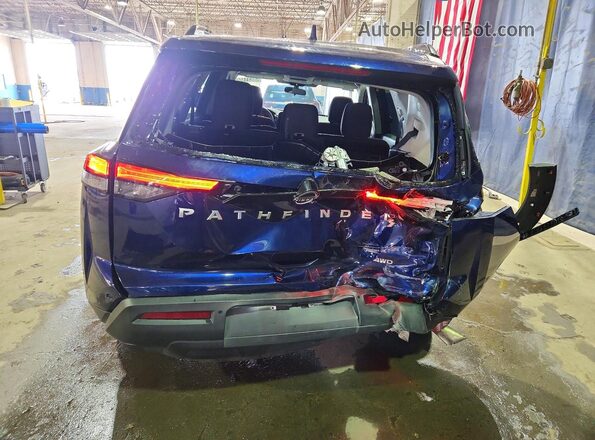 5N1DR3BC1SC276393 2025 NISSAN PATHFINDER Blue Вид ззаду