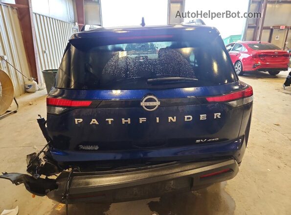 5N1DR3BC7RC259849 2024 NISSAN PATHFINDER Blue Вид ззаду