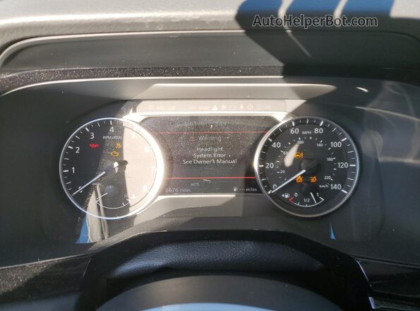 5N1DR3BC9SC206172 2025 NISSAN PATHFINDER White Instrument cluster view