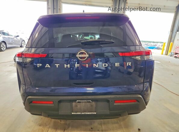 5N1DR3BCXNC214818 2022 NISSAN PATHFINDER Blue Widok z tyłu
