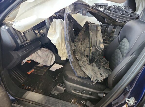 5N1DR3BCXNC214818 2022 NISSAN PATHFINDER Blue Widok wnętrza z przodu