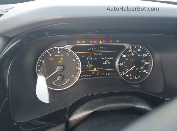 5N1DR3BD7SC306702 2025 NISSAN PATHFINDER Gray Instrument cluster view