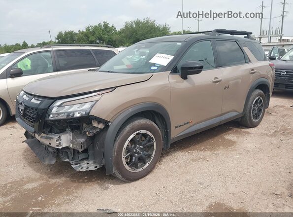 5N1DR3BDXPC210716 2023 NISSAN PATHFINDER Brown Vista tres cuartos delantera izquierda