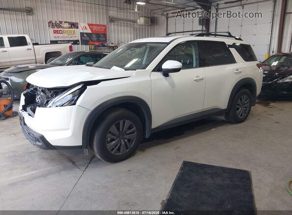 5N1DR3BDXRC307143 2024 NISSAN PATHFINDER White Առջևի ձախ երեք քառորդ տեսարան