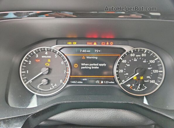 5N1DR3BE4TC257856 2026 NISSAN PATHFINDER Black Instrument cluster view