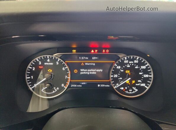 5N1DR3BEXTC246103 2026 NISSAN PATHFINDER Black Instrument cluster view