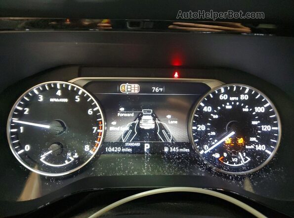 5N1DR3BS8TC223361 2026 NISSAN PATHFINDER Red Вид щитка приладів