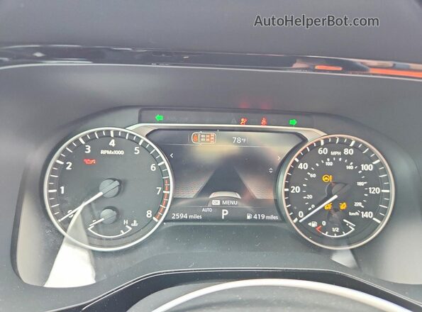 5N1DR3BT9TC247452 2026 NISSAN PATHFINDER Gray Вид щитка приладів