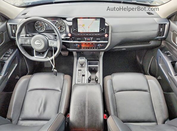 5N1DR3CA0SC234679 2025 NISSAN PATHFINDER Black Առջևի վահանակի տեսք