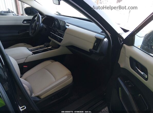 5N1DR3CA3SC305633 2025 NISSAN PATHFINDER Black Vista interior delantera
