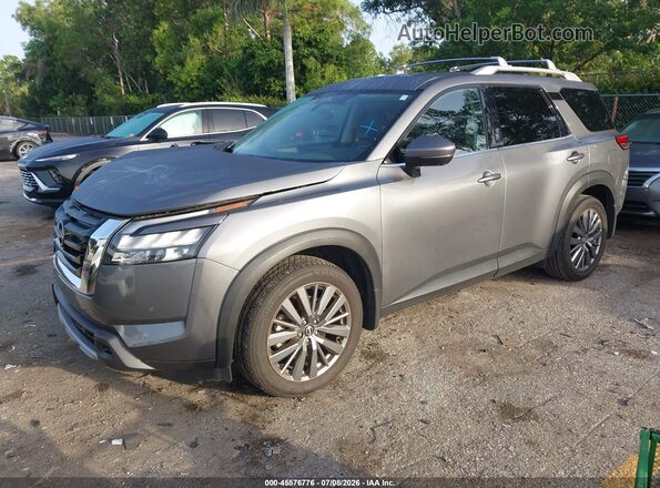5N1DR3CB0SC247778 2025 NISSAN PATHFINDER Gray Առջևի ձախ երեք քառորդ տեսարան
