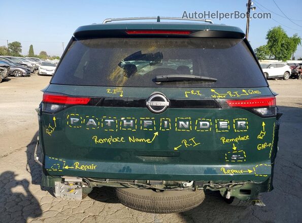 5N1DR3CB1PC205224 2023 NISSAN PATHFINDER Green Widok z tyłu