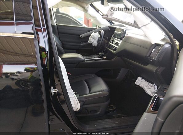 5N1DR3CB3SC223393 2025 NISSAN PATHFINDER Черный Вид салона спереди