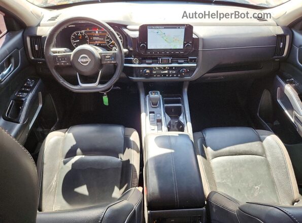5N1DR3CB6NC270843 2022 NISSAN PATHFINDER Burgundy Vista del salpicadero