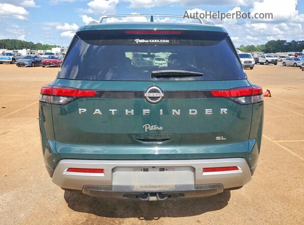 5N1DR3CB6RC241929 2024 NISSAN PATHFINDER Green Widok z tyłu