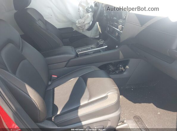 5N1DR3CB6SC234534 2025 NISSAN PATHFINDER Красный Вид салона спереди