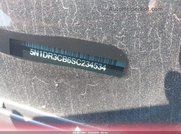 5N1DR3CB6SC234534 2025 NISSAN PATHFINDER Красный Вид подкапотного пространства