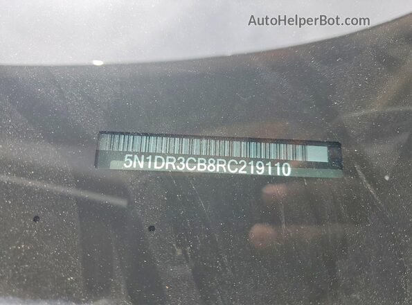 5N1DR3CB8RC219110 2024 NISSAN PATHFINDER Silver Vista del compartimento del motor