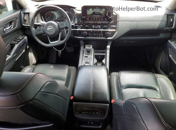 5N1DR3CC1PC245831 2023 NISSAN PATHFINDER Red Dashboard view
