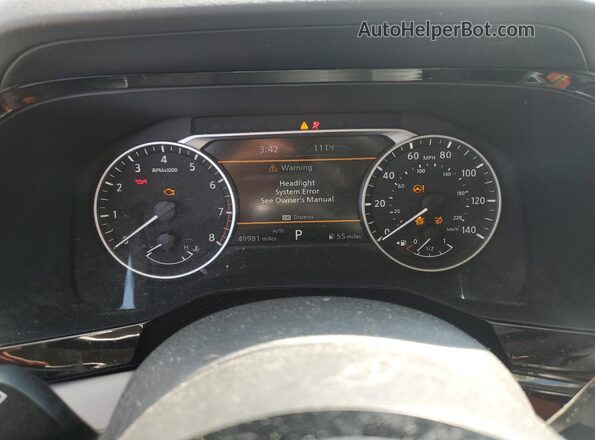 5N1DR3CC2PC236247 2023 NISSAN PATHFINDER Green ხელსაწყოთა პანელის ხედი