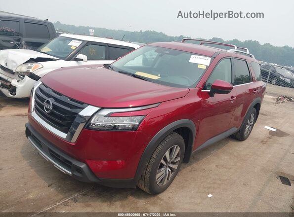 5N1DR3CC3RC204281 2024 NISSAN PATHFINDER Red Vista tres cuartos delantera izquierda