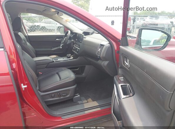 5N1DR3CC3RC204281 2024 NISSAN PATHFINDER Red Vista interior delantera