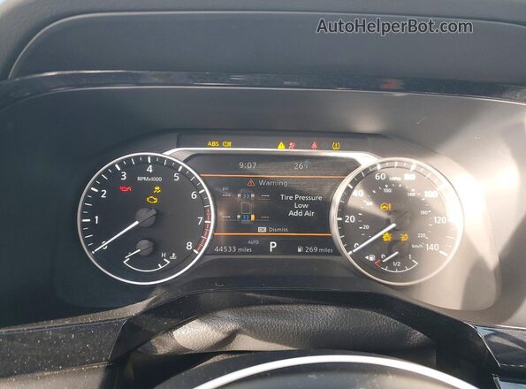 5N1DR3CC6PC253133 2023 NISSAN PATHFINDER Белый Вид щитка приборов
