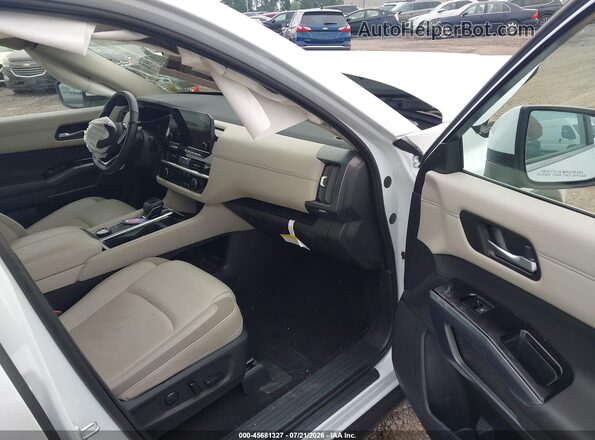 5N1DR3CC7SC309640 2025 NISSAN PATHFINDER White Вид салону спереду