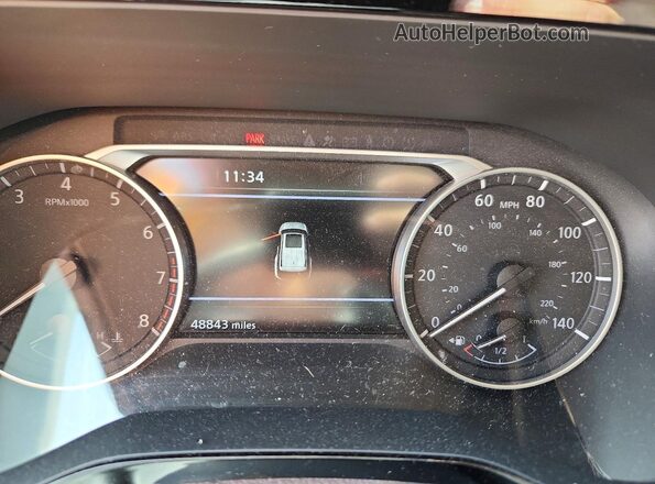 5N1DR3CCXPC230955 2023 NISSAN PATHFINDER Белый Вид щитка приборов