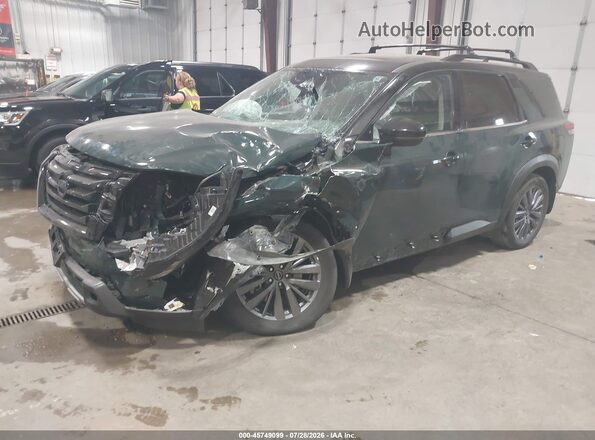 5N1DR3CD1PC278210 2023 NISSAN PATHFINDER Green წინა მარცხენა ხედი სამი მეოთხედიდან