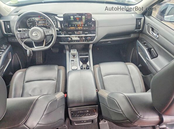 5N1DR3CD3NC204719 2022 NISSAN PATHFINDER Gray Dashboard view