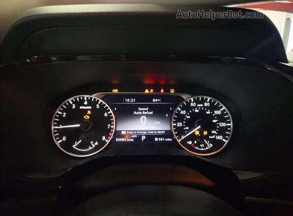 5N1DR3CD3PC208871 2023 NISSAN PATHFINDER Red ხელსაწყოთა პანელის ხედი